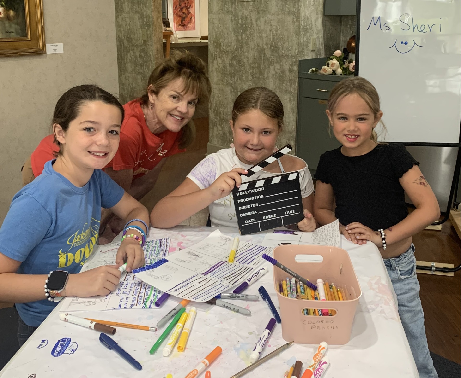 Sheri with campers 2025