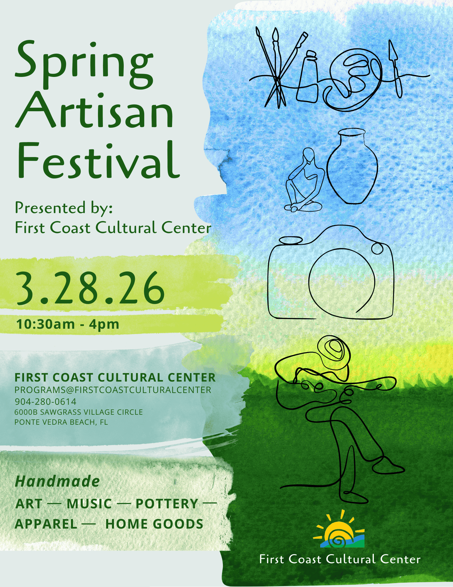 Spring Artisan Festival Flyer